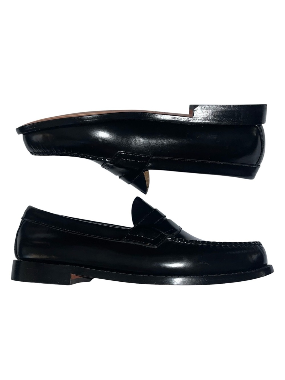 🌟EC🌟 GH Bass Walter Black Leather Penny Loafer - Men's Size 9 - Picture 8 of 11
